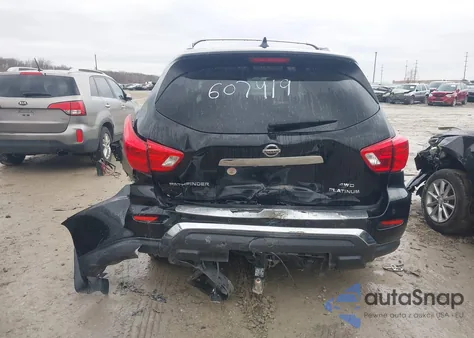 2020 Nissan Pathfinder Platinum 4Wd from USA, damaged, VIN 5N1DR2DM4LC607419